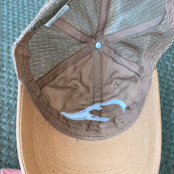 Ducks Unlimited Tan/Brown Duck Logo Cap - Picture 7 of 10